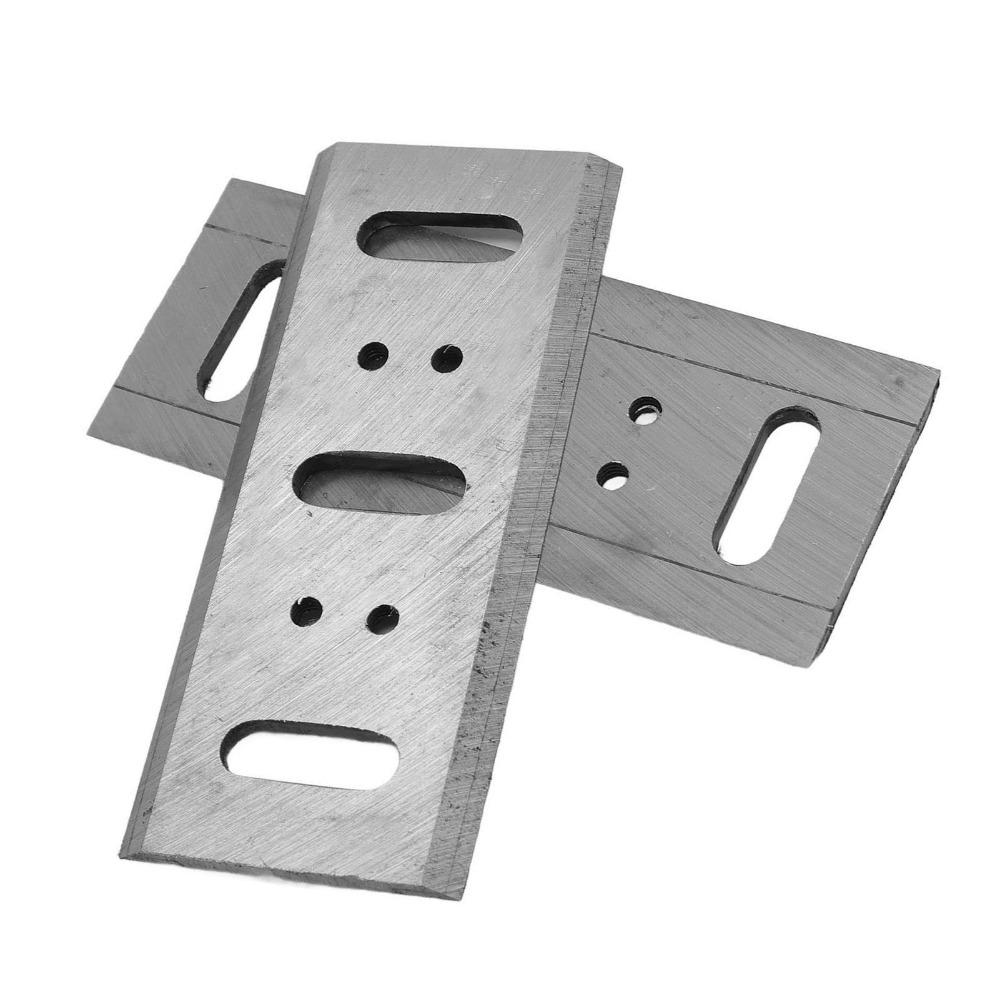 2pcs High Speed Steel Planer Blades Alloy Material Double Edged Planer Blade Woodworking Use