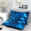 Blue Bedding Set Beautiful Butterfly 3D Print Cozy Duvet Cover Set King Queen Twin Single Size Birthday Gift Adult Bedroom Decor