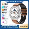 Новые часы Watch 8 Ultra Classic GPS Компас NFC SmartWatch Версия 46 мм AMOLEL Вращающийся безель BT-вызовы Водонепроницаемость 3ATM Улучшенные часы 7