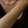 NORMALLEE [Silver 925] Basic Oval Bangle (Bold)