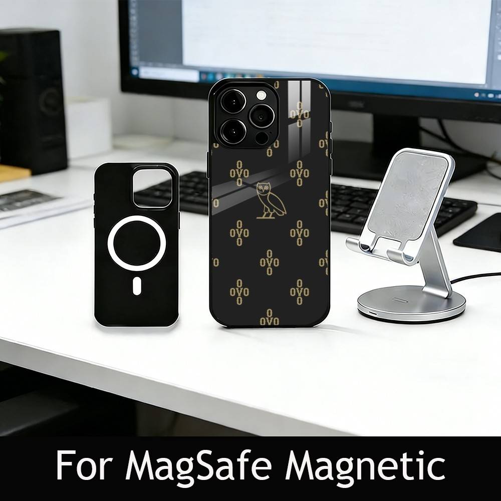 D-Dark O-Owl O-Night Phone Case For iPhone17,16,15,14,13,12,11 Plus,Pro Magnetic For Magsafe Wireless Charging