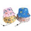 Милая кепка от солнца из хлопка и полиэстера, пляжная кепка, панама для отдыха на природе, шляпа для малышей