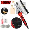 80W/100W Plastic Welder Kit 2 In 1 Plastic Welding Repair Kit Soldering Iron Gun Plastic Welding Tool With 2 Welding Heads