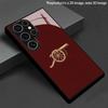 Чехол для телефона 2D «Древняя пушка» на красном фоне для Samsung S26 S25 S24 S23 S22 S21 S20 A56 A36 A16 - Стеклянная защитная крышка