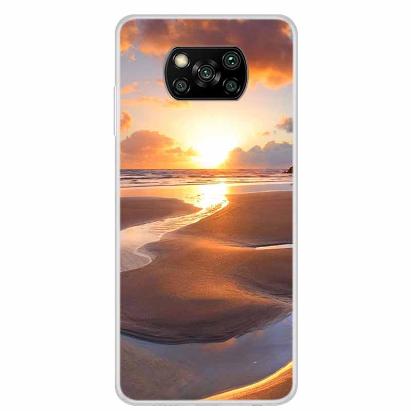 Чехол для Poco X3 Pro X3 NFC 6.67" Прозрачный Мраморный Мягкий ТПУ Силиконовый Задний Чехол для Телефона Xiaomi Poco X3 NFC Ударопрочный Fundas