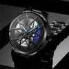 Fashion Men's Watches Luminous Wheel Watches Business Sports Casual Watches Quartz Steel Watches,Gifts for Men