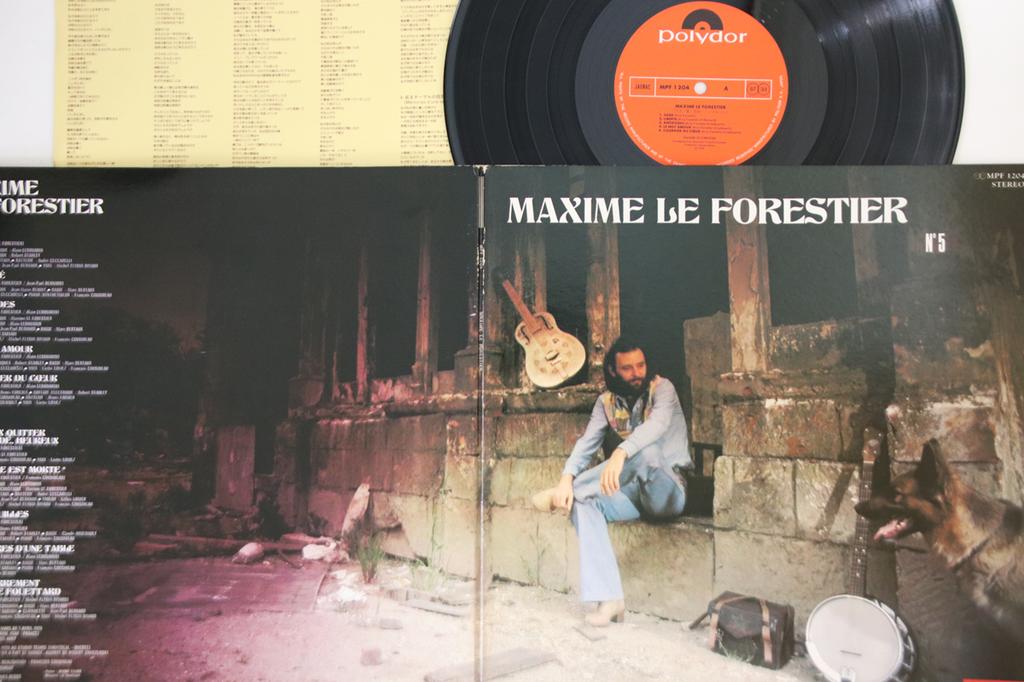 Виниловая пластинка MAXIME LE FORESTIER - No 5 MPF1204 POLYDOR 1978 Япония Поп Б/у