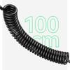 USAMS Ład. sam. 2xUSB-C 1xUSB-A C33 60Wwith spring cable Fast Charge czarny/black CC167CC01 (US-CC167)