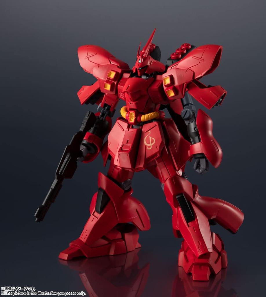 GUNDAM UNIVERSE Мобильный доспех Гандам Контратака SAZABI 155 мм окрашенная подвижная фигурка BAS63290 MSN-04 персонажа Приблизительно. АБС и ПВХ