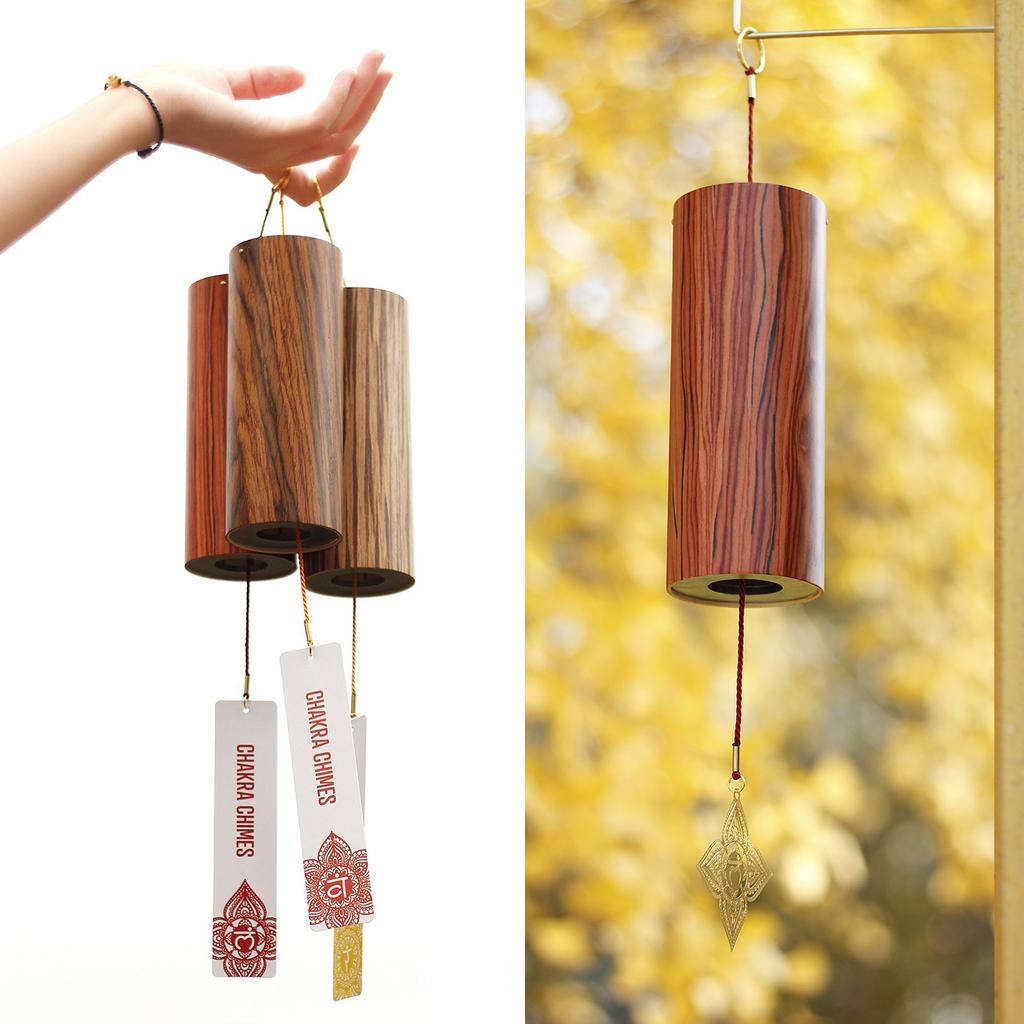 Bamboo Wind Chimes Handmade Outdoor Indoor Musical Wind Bell Sound Healing Decoration Gifts