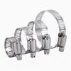 6mm 8mm 10mm 13mm 14mm 16mm 18mm 21mm American Type Screw Band Worm Drive Hose Clamps, 304 Stainless Steel Hose Hoop Pipe Clips