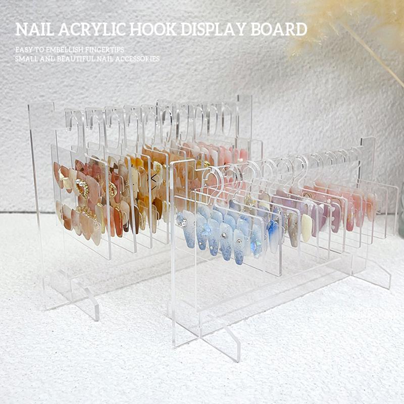 Доска для демонстрации лаков для ногтей Стиль Акриловая карта цветов Работы Шаблон для моделирования Настольный образец Хранение Вешалка Инструменты Инструмент для нейл-арта