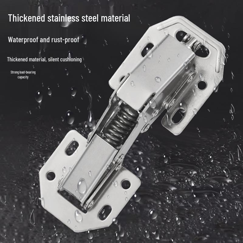 Петля-лягушка из нержавеющей стали с плавным закрыванием, мостового типа, утолщенная 3-4 дюйма, без пазов, для дверц шкафов и столов для маджонга