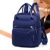 Women's Backpack Large Capacity Embroidered Diamond Style Double Shoulder Bag for School College Travel