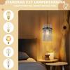 Suspension - NETTLIFE - 1 flamme E27 - Métal noir - Ø16 cm - Style scandinave