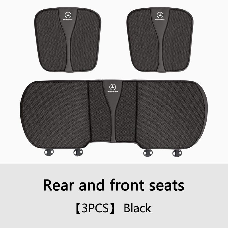 SFX1  High Quality Car Seat Breathable Cushion Mesh Seat Pad Anti-Slip Protector For Mercedes Benz C E S Class GLC GLB GLE GLS Sticker