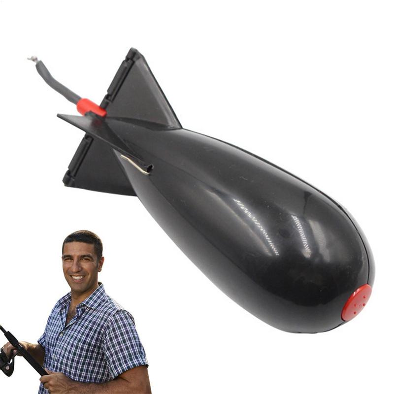 Fishing Accessories Carp Fishing Rocket Feeder Large Small Spod Bombs Float Lure Bait Holder 14.5cm Pellet Rockets Feeders