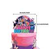 K-pop Демон Украшение для дня рождения Охотник Группа Принадлежности для вечеринки по случаю дня рождения Huntrix K-pop Аниме Топпер для торта Воздушные шары Подвесной флаг