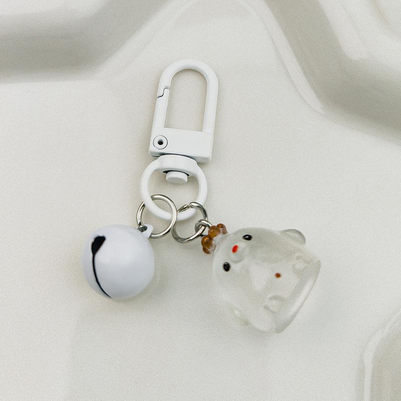 Креативный милый светящийся брелок в виде цыпленка с короной, кулон на рюкзак, кавайный чехол для наушников, украшения, аксессуары, подарки