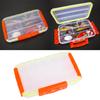 Waterproof Fishing Tackle Hooks Organizers Box Divide Box with Adjustable Dividers Transparent Fishing Lure Storage Box