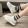 Спортивная и повседневная беговая обувь женская весна и лето 2024 новая универсальная обувь платформа кроссовки для папы платформа обувь Форреста Гампа
