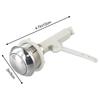 Practical Push Button Flush Toilet Hotel Rods Separated Type 12x10x5.5cm For Home Plastic Push Buttons Replacement