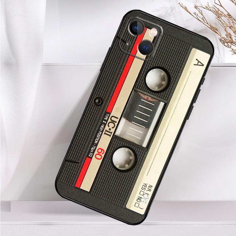 Cassette Mix Tape Phone Case For iPhone 16 15 14 13 12 11 Pro Max Mini X XR XS Max 7 8 Plus Back Cover