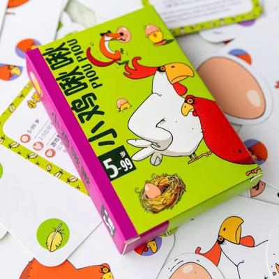Нетоксичная настольная игра "Курица Чиу Чиу": Вырасти без детей 5-8 лет Повседневная вечеринка Карточная игра Интеллектуальный подарок на День защиты детей