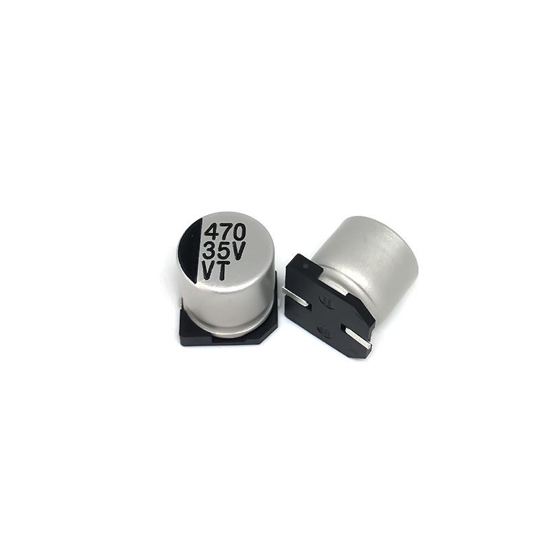 35V 470uF High-Temperature SMD Aluminum Electrolytic Capacitor for Power Supply (10x10.5mm)