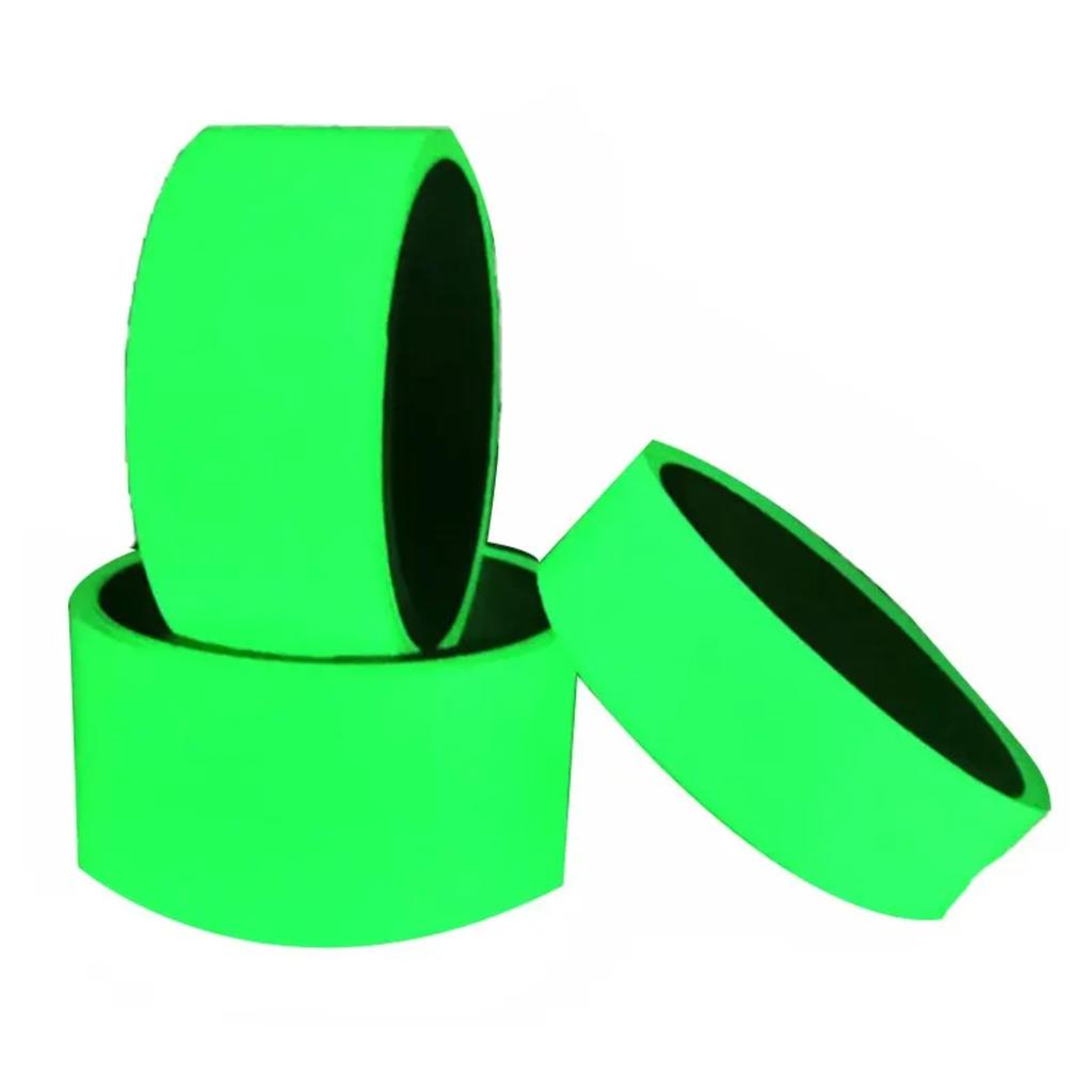 Illiant Green Glowing Effect | Bright Green Luminous Tape for Enhanced Visibility and Safety At Night | Non-slip Ground Light St