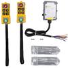 Crane Remote Control Hoist Controller 2 Key Switch 3 Proofing Waterproof ABS ShellDC 24V