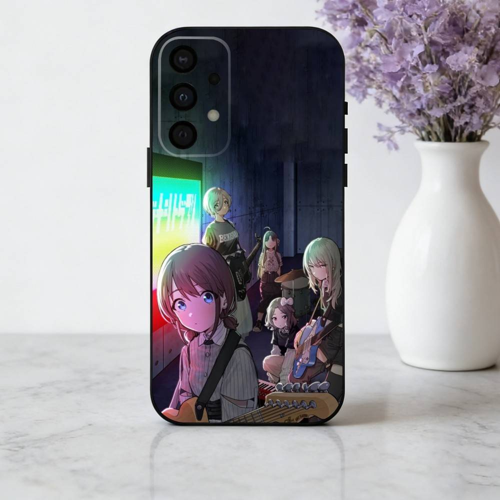 Чехол для телефона Anime G-GIRLS B-BAND C-CRY для Samsung Galaxy A73, A72, A71, A70, A53, A52, A51, Другие Мягкий Черный Корпус