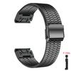 Металлический ремешок Quick Fit для часов Garmin Fenix 6 7 Pro 5 Plus 5s 6s 7s 3HR 26 мм 22 мм 945 Без зазоров Изогнутый конец из нержавеющей стали