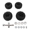 RC Car Rubber Tires Fit for SCY 16101PRO 16102PRO 85mm Replacement Wheels Complete Set