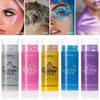 6 Color Sequins Glitter Gel Stick White Silver Pink Eyeshadow Face Body Painting Brighten Stage Makeup Flash Loose Sequins Cream
