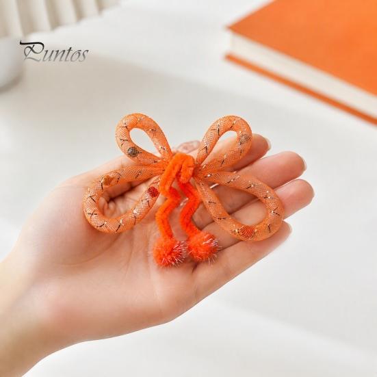 Игрушки для обогащения среды котенка, Сетчатая трубка для кошки, Игрушка в форме бабочки, Интерактивная жевательная игрушка с колокольчиками, Гибкая, изгибаемая, с плюшевыми шариками, для домашних кошек