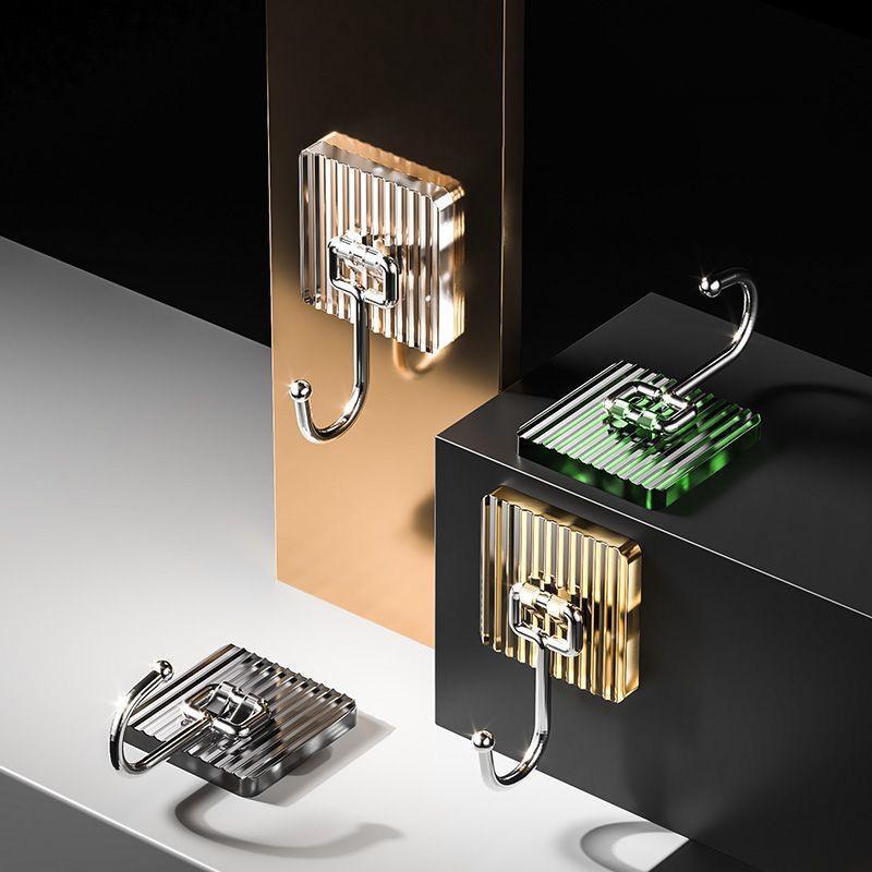 1 шт. Кухонные принадлежности, новый настенный крючок, роскошный держатель на липучке, съемный, без сверления, акриловая стойка для домашнего хранения