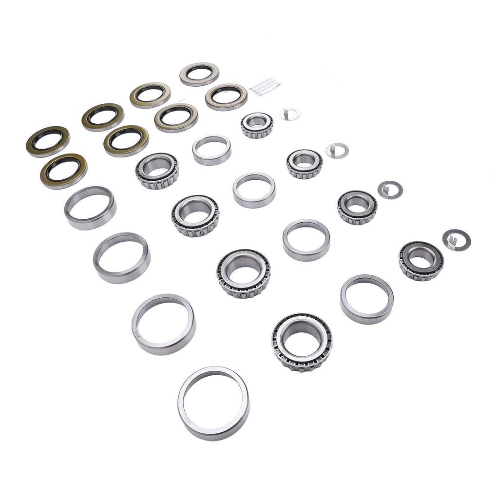 Boat Trailer Axles Bearing Kits 25580 14125A for 5200 To 7000 Lb Tandem Axles 4 Sets