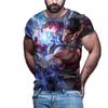 Fighting Game Street Fighter T-Shirts 3D Print Men Women Fashion Oversized Short Sleeve T Shirt Harajuku Kids Tees Tops Clothing