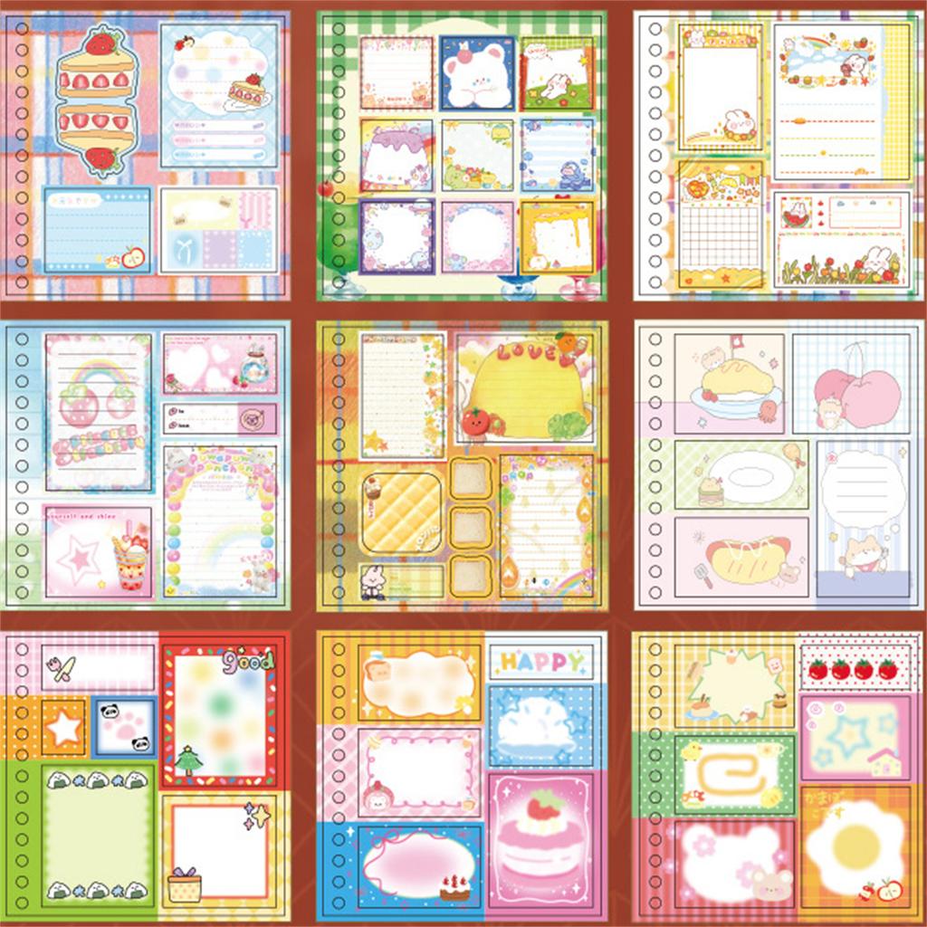 Милая книга с мультяшными наклейками, на которой можно писать, забавная, для DIY, декоративная наклейка для скрапбукинга, журналов, художественных проектов