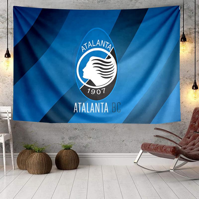 Atalanta Fc Crest Tapestry, Unique Design Tapestry, Wall Decor for Bedroom,Livingroom, Playroom,Heartwarming Fan Holiday Gifts