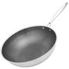 Stainless Steel Wok Maker Frying Pans Non Stick with Handles Cookware Accessories Heavy Duty Bakeware Work