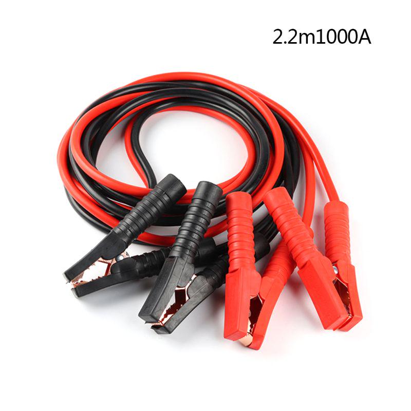 Car Booster Jumper Cable Alligator Clamp Jump Starter 1000 AMP Connector Car Emergency Power Relay for Ignition System