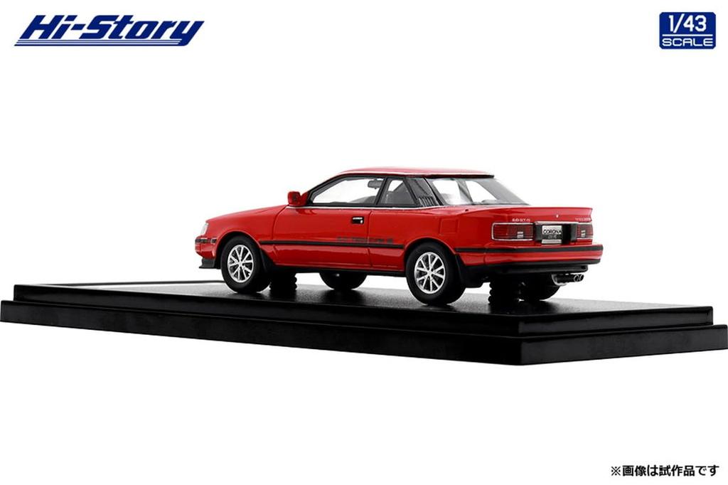 Hi Story Toyota Corona Coupe 2000 Super Red II Полный продукт 1/43 GT-R (1985)