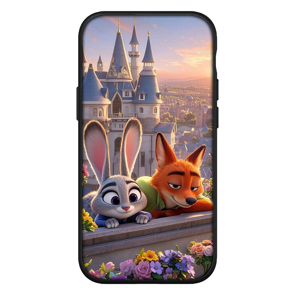 Для iPhone 17 16 15 Xiaomi Poco F7 F8 X7 X6 C85 C75 M8 Redmi Note 14 13 12 11 Pro Max 14C 13C 15C A3 A4 Чехол для телефона Мультяшный Ник Зверополис Гари Джуди 2