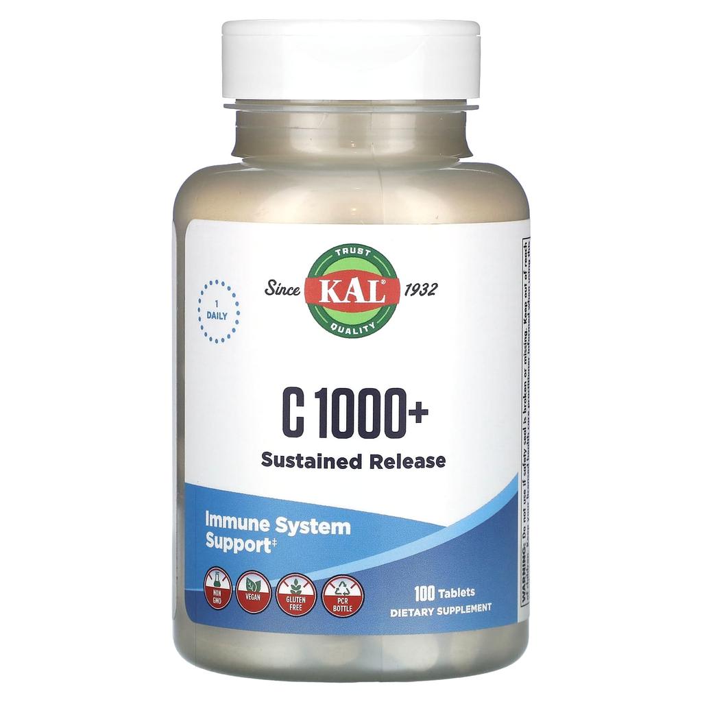 C 1000+ Sustained Release, 100 Tablets