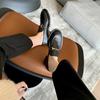 Туфли ретро маленькие кожаные туфли с пряжкой в виде лошади кожаные лоферы одинарные туфли женские весенние