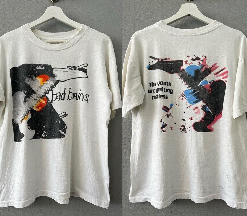 Bad Brains band The Youth Are Getting Restless 2 side Unisex T shirt