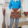 Dacron Half Apron Waterproof Waist Aprons New Short Half Waist Apron  Women Men