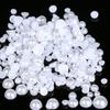 1000 шт. Новое DIY украшение Плоская спинка Смола Полукруглые Жемчужины Нейл-арт АБС Имитация